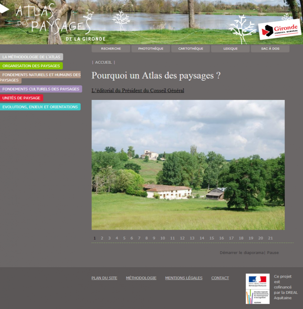 Atlas des Paysages de la Gironde