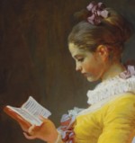 Fragonard, La liseuse - détail
