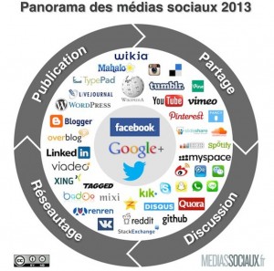 panorama medias sociaux 2013