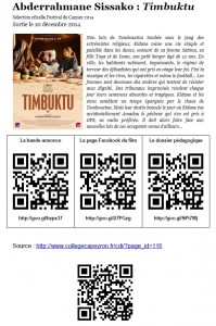 Timbuktu, un film de Abderrahmane Sissako.