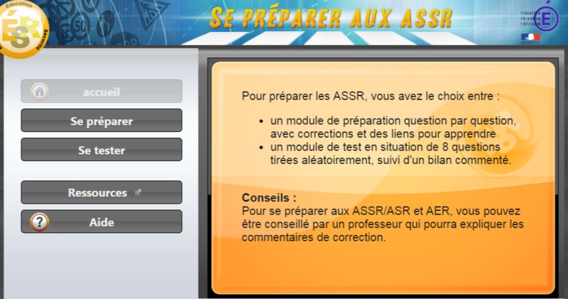 Se preparer aux ASSR